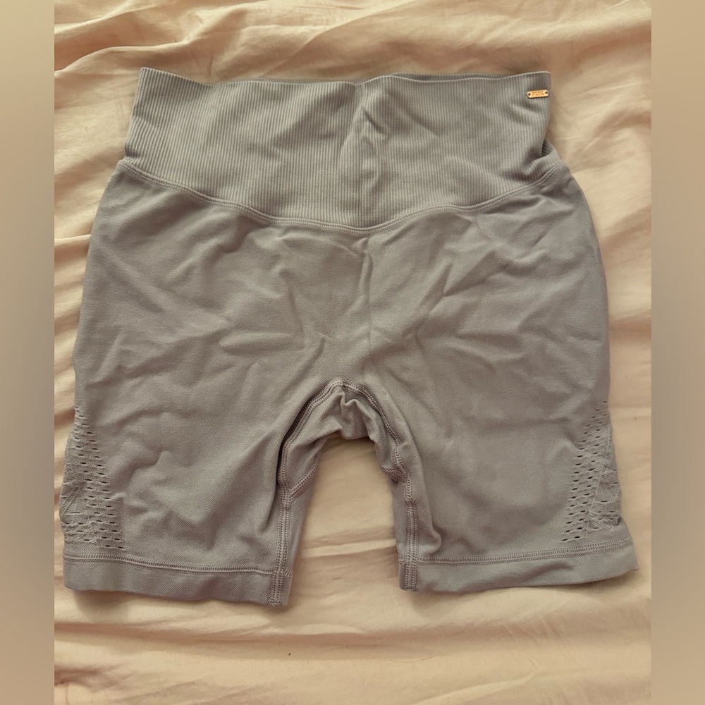 Purple Victoria’s Secret Pink Sport Bike Shorts